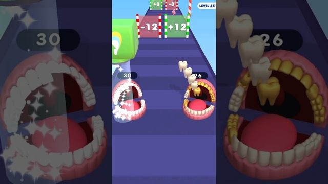 Teeth Shuffle Level 35 #games #youtubeshorts #funny