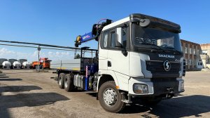 Установили бортовую платформу и КМУ DongYang  - на  автомобиль Шакман...