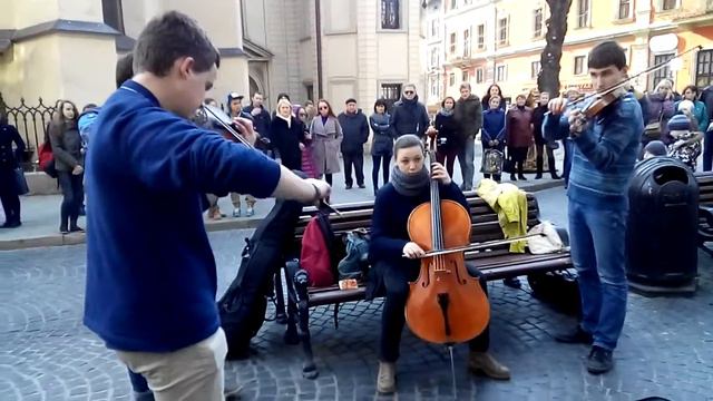 Уличные музыканты. Львов