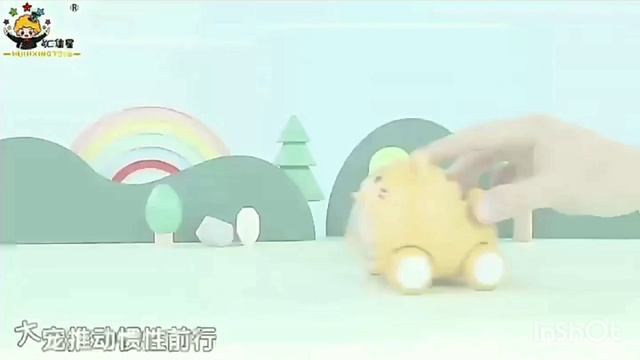 Интерактивная игрушка с катапультой