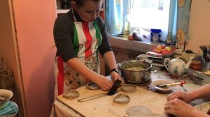 Делаем перепечи в русской печке