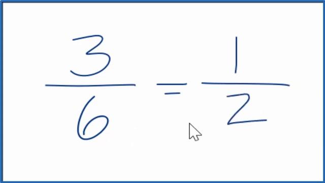 How to Simplify the Fraction 3/6 смотреть онлайн