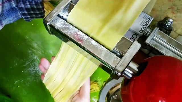 ДОМАШНЯЯ #лапша FETTUCCINE на KENWOOD kMix #макароны #dizzy51style #рецепт