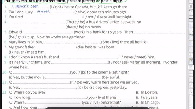Simple Past and Present Perfect Tense Important Exercise Part 2|English LanguageNepali |IELTS Nepal