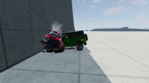 Crash Test - Mercedes AMG G63 vs RAM TRX ? BeamNG Drive