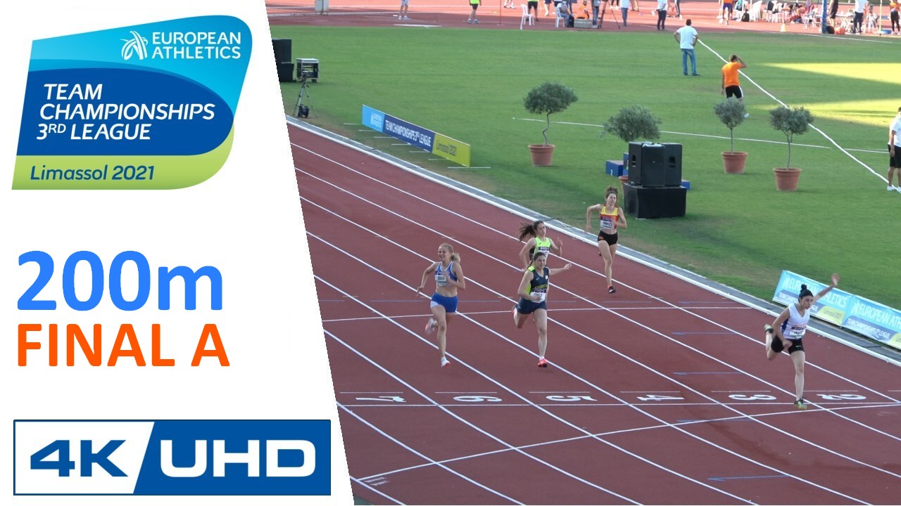 W 200m Final A European Team Championships 3rd League