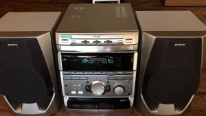 SONY RXD5 Mini Hi-fi system 3 CD changer w/ original remote & manual