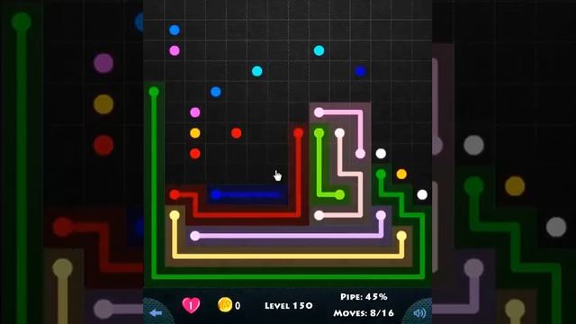 flow game facebook - jumbo pack level 150 Connect the dots