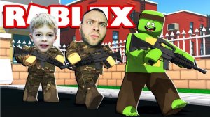 GGTV - Гудвин Лев и Папа управляют танком, вертолетом и лодкой в   Roblox Polybattle