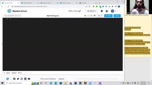 java tutorial for beginners 1| learn to code | DSA free course 2023