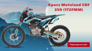 Мотоцикл Кросс Motoland CRF 250 (172FMM) синий