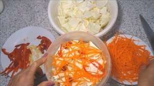 Маринованная капуста, быстрого приготовления, "пелюска" без свеклы.