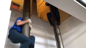 Практическое занятие будущих пожарных в 214 ПСО 2кПБ-54.mov