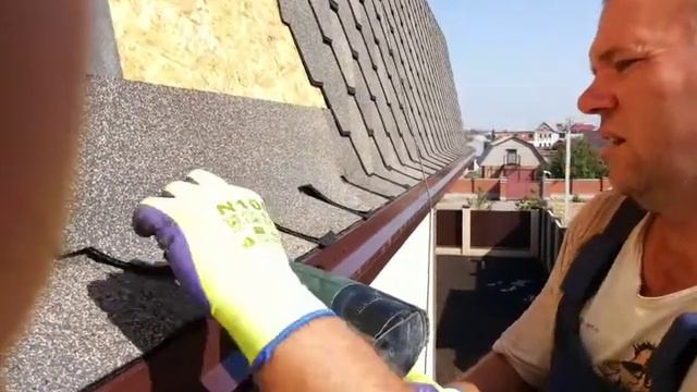 Как загнуть гибкую черепицу ч.2 смотреть онлайн