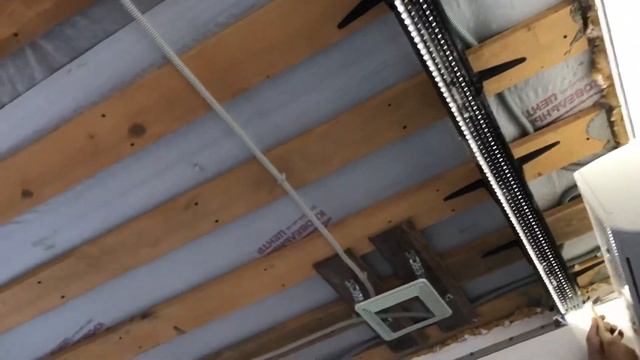 Установка гардины ПК-5 чёрного цвета с диодной подсветкой шторы в натяжные потолки