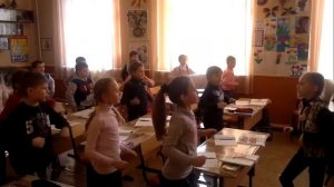 Физкультминутка на уроке английского языка, ОШ № 116