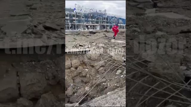 Уничтоженные в Харькове ракетные установки "Ураган"