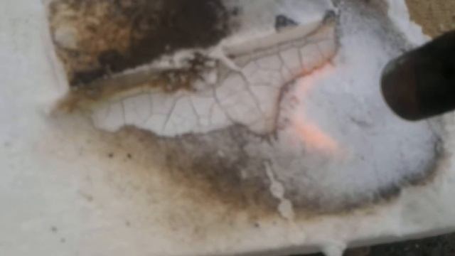 Маты МТПКВ и ПКВТ обжиг горелкой. смотреть онлайн