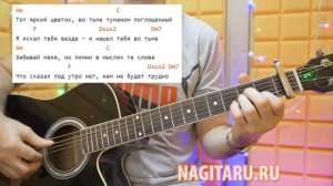 Как играть песню ЗАМИГАЕТ СВЕТ. Аккорды в Am, разбор на гитаре