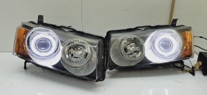 Honda Crossroad модернизация света фар от Ledstudio