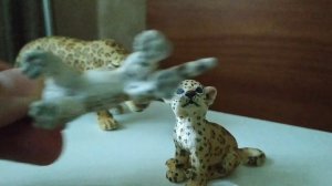 Моя коллекция игрушек диких кошек.