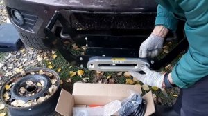 фаркоп передний/лебёдка на уаз патриот