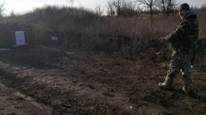 #супер #магнум #патрон для #самооборона от комаров ??? #ружьё #иж27 , #калиб 12 , навеска пороха 1.