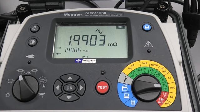 Megger DLRO10HDX Micro-ohmmeter смотреть онлайн