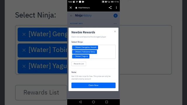 КАК ЗАБРАТЬ DAILY/NEWBIE В NINJA HISTORY смотреть онлайн
