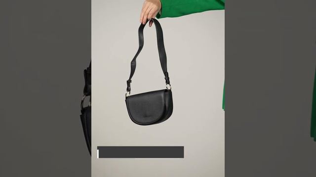 Modish Solid Textured Saddle Sling Bag