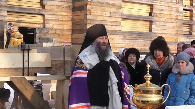 Проповедь Владыки Гурия на освящение колоколов храма Рождества Христова (19 янв 2017 г.)