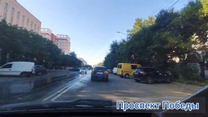 Утро в Евпатории, сегодня,  август 2022.Проспект Победы. Крым.