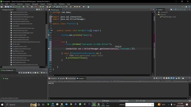 Connect Java app to MySQL using JDBC, and retrieve data from MySQL. смотреть онлайн