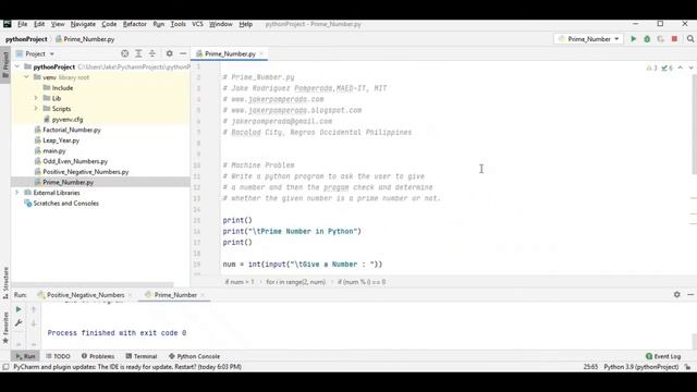 Prime Number in Python