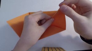 Оригами. Закладка "Лисенок"