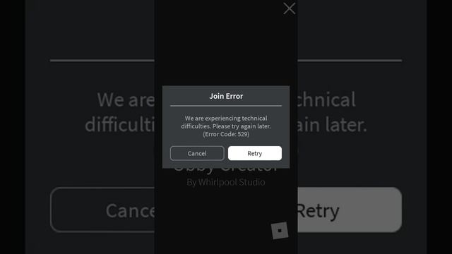 roblox join error 529