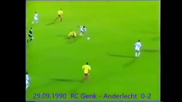 Luis Oliveira (Anderlecht) - 29/09/1990 - Genk 0x3 Anderlecht - 1 gol смотреть онлайн