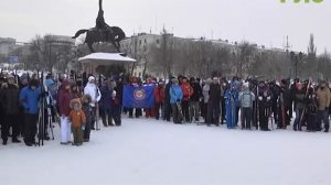 Через Волгу до Самарской луки на лыжах - в Самаре прошел экологический спортивный марафон