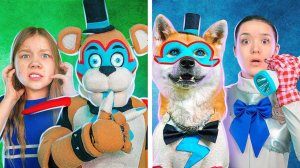 КАК КСЮШЕ ПРОНЕСТИ в ПИЦЦЕРИЮ ФАЗБЕР ПСА ФРЕДДИ ФНАФ 9! Смешные моменты!