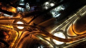 Ночной Красноярск. Гиперлапс. Трафик