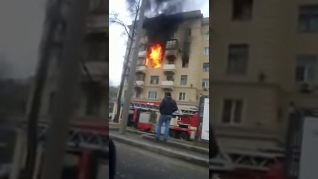 Москвичка сгорела заживо на глазах у прохожих: страшные кадры смотреть онлайн