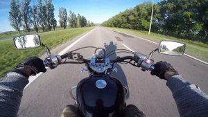 1 июня катаю на Honda Steed