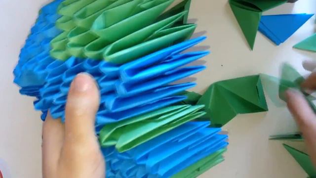 3D MODULAR ORIGAMI #57 ECHEVERIA - FLOWER смотреть онлайн