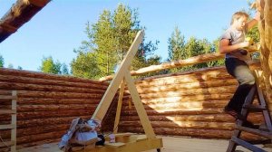 Дом Сруб 6 на 6 в одиночку. Это реально!!!!!!