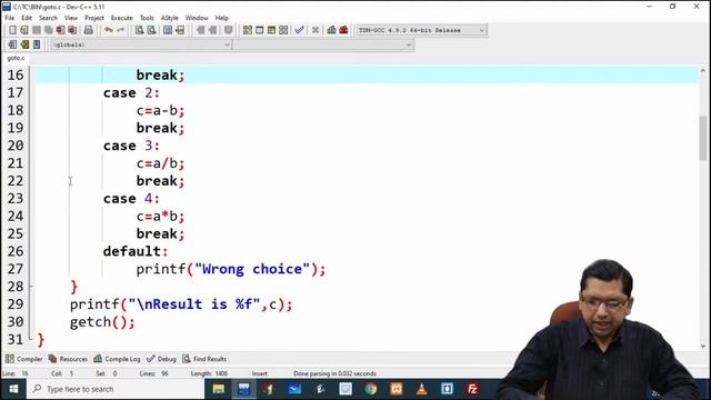 Exit Statement | Jump Statement in C Programming (Part 3) | By Professor Pankaj Gupta | BIIT