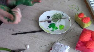 Тюльпан из самозатвердевающей глины Fleur
