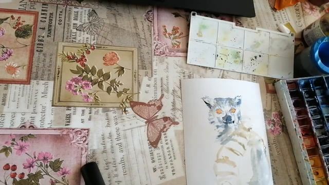 Рисование. Лемур акварелью. #DrawingForYou, #Рисование_для_всех.