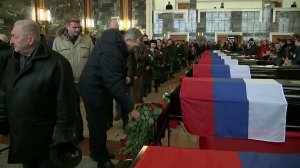 В России в последний путь проводили тех, чьи жизни оборвала катастрофа Ту-154 над Черным морем