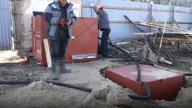 Очистная установка "Каскад" - мойка колёс грузовых авто.