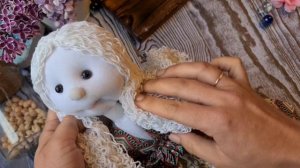 Просто, а как красиво! Тряпичная куколка, которую сшить может и ребенок?